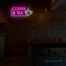 Coffee & Tea LED Neon Sign - Blend Your Space - NeonXpert