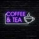 Coffee & Tea LED Neon Sign - Blend Your Space - NeonXpert