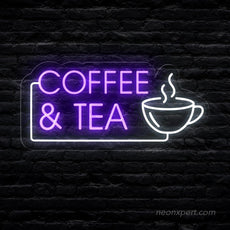 Coffee & Tea LED Neon Sign - Blend Your Space - NeonXpert