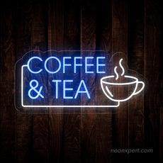 Coffee & Tea LED Neon Sign - Blend Your Space - NeonXpert