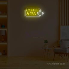 Coffee & Tea LED Neon Sign - Blend Your Space - NeonXpert