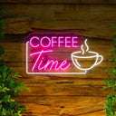 Coffee Time Neon Sign - Savor the Moment - NeonXpert