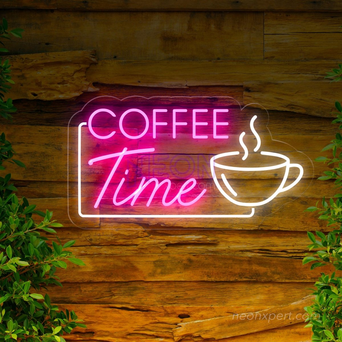 Coffee Time Neon Sign - Savor the Moment - NeonXpert