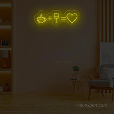 Coffee & Wine is Love Neon Sign - A Dual Delight for your Place - NeonXpert