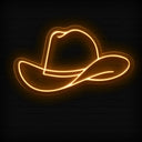 Cowboy Hat Neon Sign - NeonXpert