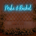 Custom Couple Name Anniversary Gift for Husband, Wife, Parents - NeonXpert