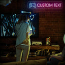 Custom Gamertag Neon Sign | Username LED sign with Logo - NEONXPERT