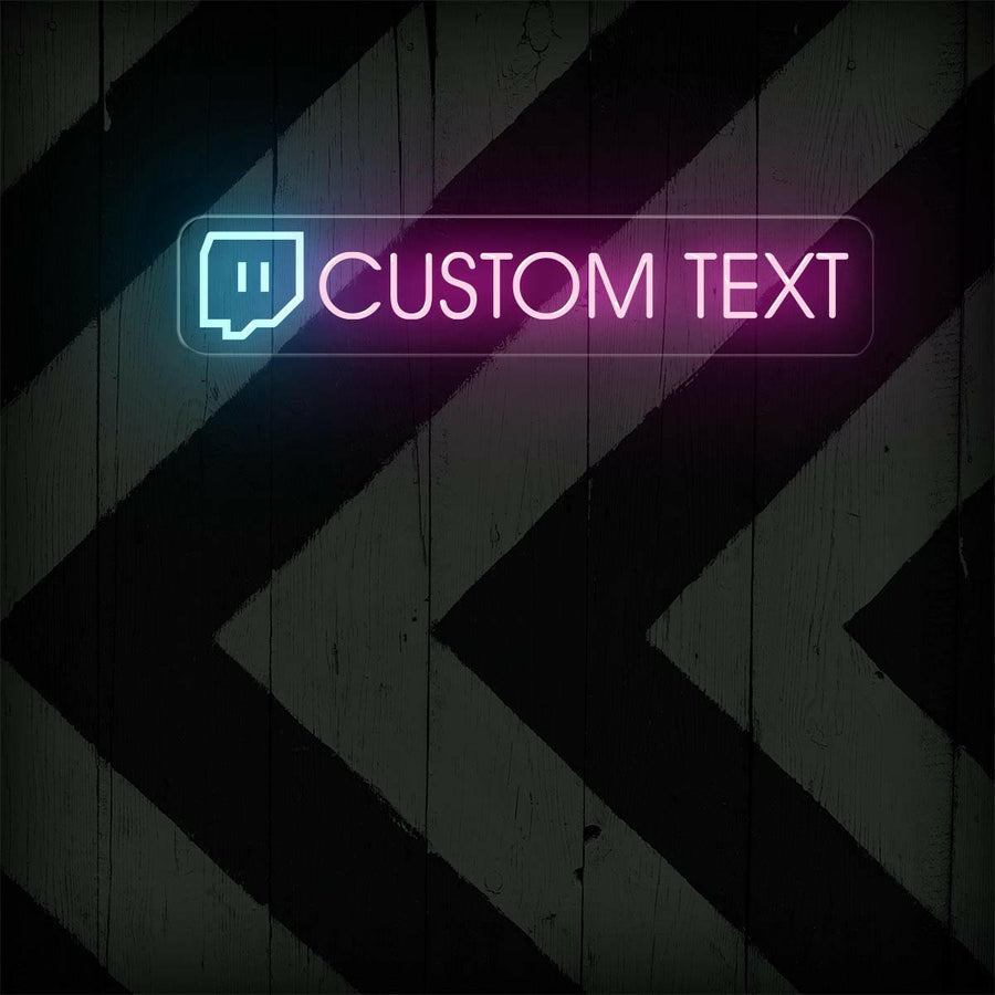 Custom Gamertag Neon Sign | Username LED sign with Logo - NEONXPERT