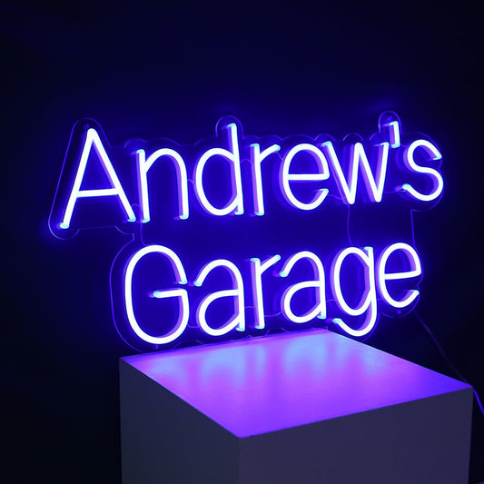 Custom Garage Neon Sign - NeonXpert