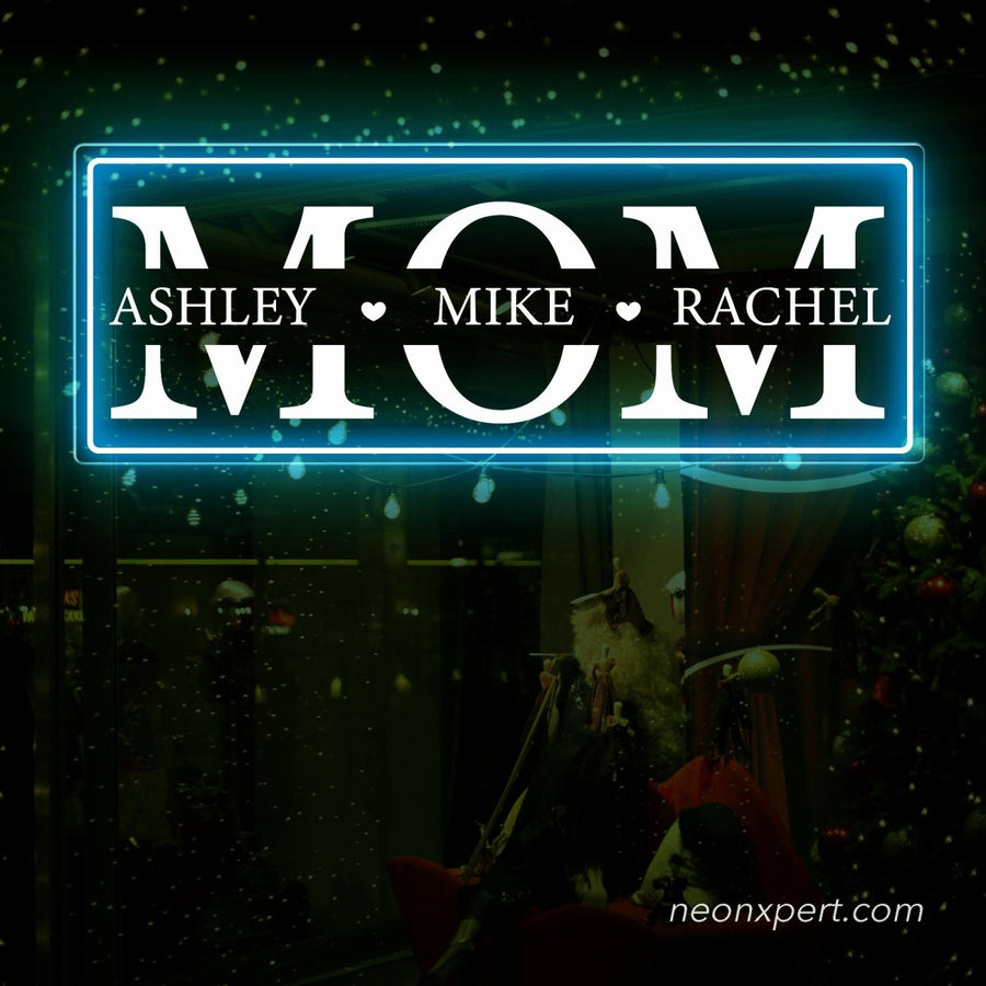 Custom Names Neon Sign - Mother's Day Gift - NeonXpert