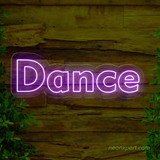 Dance LED Neon Sign - Perfect Party Highlight | Vibrant LED Decor - NeonXpert