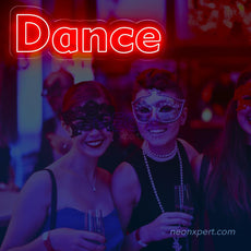 Dance LED Neon Sign - Perfect Party Highlight | Vibrant LED Decor - NeonXpert