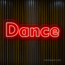 Dance LED Neon Sign - Perfect Party Highlight | Vibrant LED Decor - NeonXpert