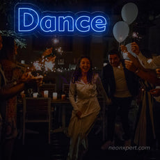 Dance LED Neon Sign - Perfect Party Highlight | Vibrant LED Decor - NeonXpert