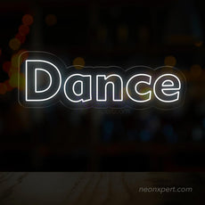 Dance LED Neon Sign - Perfect Party Highlight | Vibrant LED Decor - NeonXpert