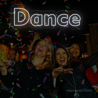 Dance LED Neon Sign - Perfect Party Highlight | Vibrant LED Decor - NeonXpert