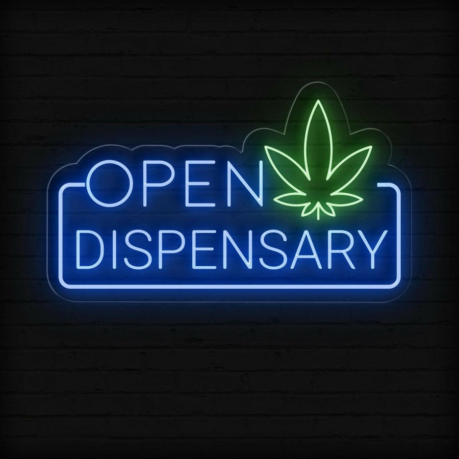 Dispensary Open Neon Sign: Illuminate Your Space with Vibrancy - NEONXPERT