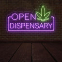Dispensary Open Neon Sign: Illuminate Your Space with Vibrancy - NEONXPERT