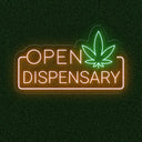 Dispensary Open Neon Sign: Illuminate Your Space with Vibrancy - NEONXPERT