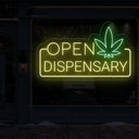 Dispensary Open Neon Sign: Illuminate Your Space with Vibrancy - NEONXPERT