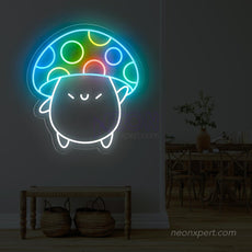 Dog Mushroom Neon Sign for Pet Lovers - NeonXpert