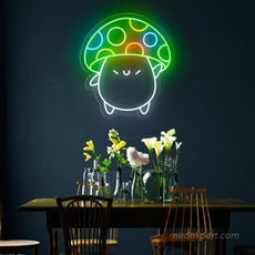 Dog Mushroom Neon Sign for Pet Lovers - NeonXpert