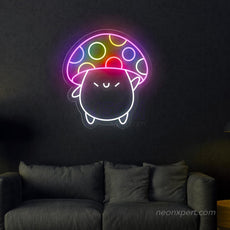 Dog Mushroom Neon Sign for Pet Lovers - NeonXpert