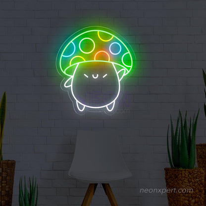 Dog Mushroom Neon Sign for Pet Lovers - NeonXpert