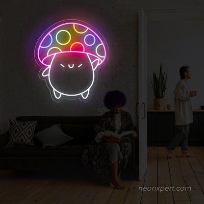 Dog Mushroom Neon Sign for Pet Lovers - NeonXpert