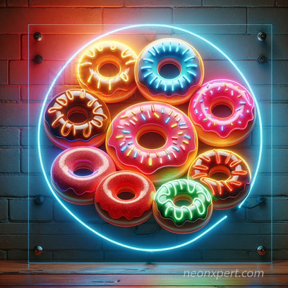 Donut LED Neon Sign - NeonXpert