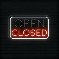 Dual LED Open/Closed Neon Sign - NEONXPERT