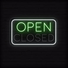 Dual LED Open/Closed Neon Sign - NEONXPERT