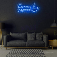 Espresso Coffee Neon Sign - Brew Your Space - NeonXpert