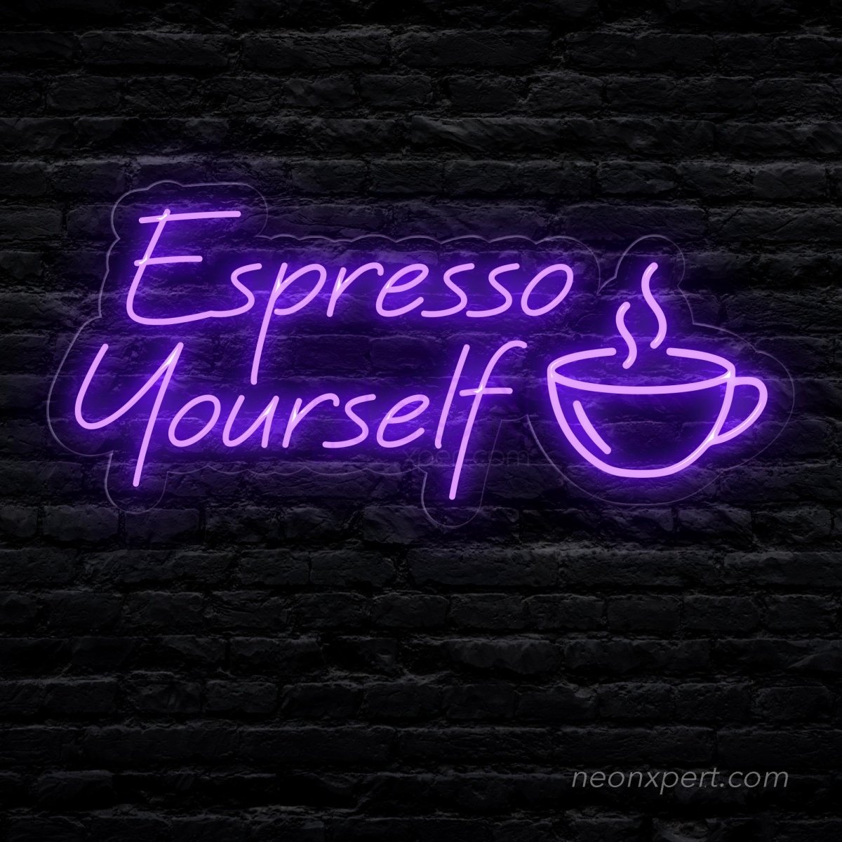 Espresso Yourself Neon Sign - Express Your Brew - NeonXpert