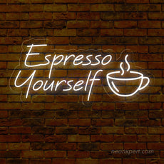 Espresso Yourself Neon Sign - Express Your Brew - NeonXpert