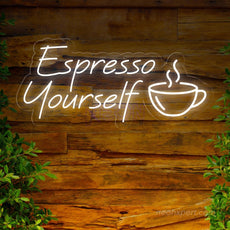 Espresso Yourself Neon Sign - Express Your Brew - NeonXpert