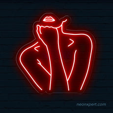 Female Body Silhouette Neon Light for Contemporary Spaces - NeonXpert