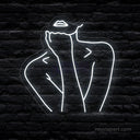 Female Body Silhouette Neon Light for Contemporary Spaces - NeonXpert