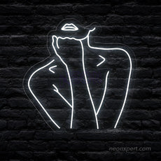 Female Body Silhouette Neon Light for Contemporary Spaces - NeonXpert