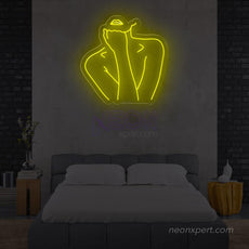 Female Body Silhouette Neon Light for Contemporary Spaces - NeonXpert