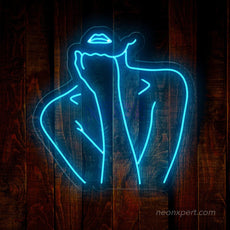 Female Body Silhouette Neon Light for Contemporary Spaces - NeonXpert