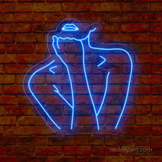 Female Body Silhouette Neon Light for Contemporary Spaces - NeonXpert