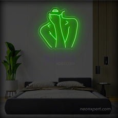 Female Body Silhouette Neon Light for Contemporary Spaces - NeonXpert