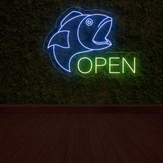 Fish Store Open Neon Sign | Welcome Fish Lovers - NEONXPERT