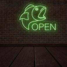 Fish Store Open Neon Sign | Welcome Fish Lovers - NEONXPERT