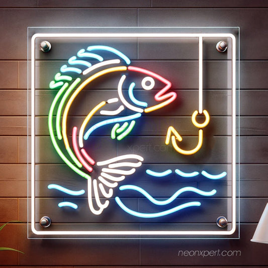 Fishing LED Neon Sign Wall Decor - NeonXpert