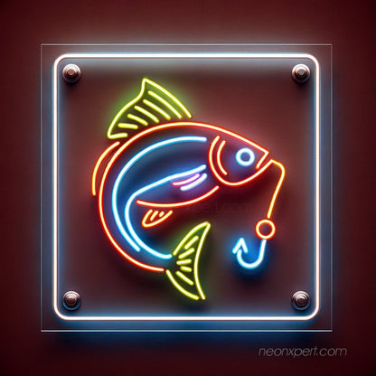 Fishing LED Neon Sign Wall Decor - NeonXpert