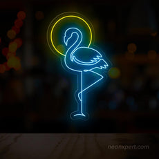 Flamingo Sun Neon LED Lights - NeonXpert