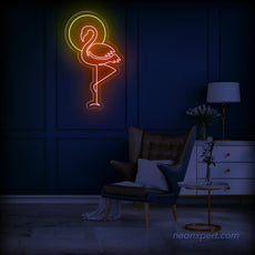 Flamingo Sun Neon LED Lights - NeonXpert