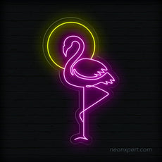 Flamingo Sun Neon LED Lights - NeonXpert